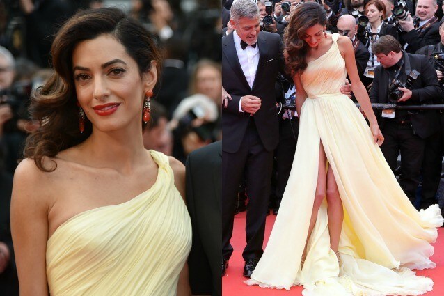 Amal Clooney conquista Cannes con lo spacco rivelatore