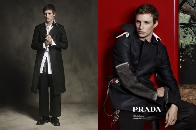 Eddie Redmayne nei panni di modello, l’attore di “The Danish Girl” è testimonial Prada