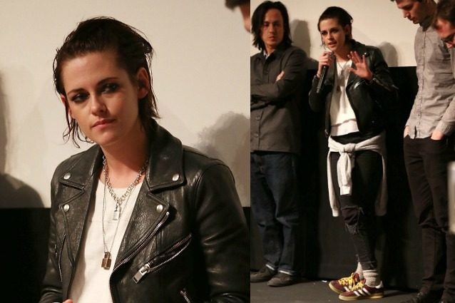 Addio look glamour, Kristen Stewart va in giro con capelli sporchi e calzini in mostra