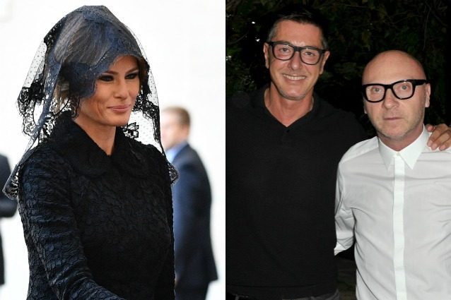 Melania Trump veste Dolce&Gabbana per incontrare il Papa, gli haters contro gli stilisti