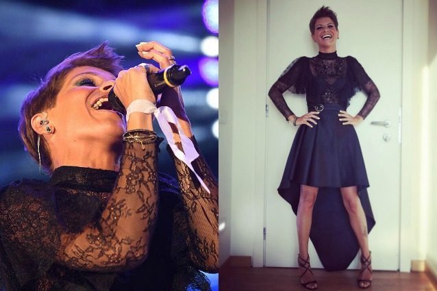 Alessandra Amoroso cambia stile: la cantante sceglie il look dark per l’esibizione milanese