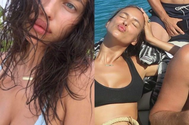 Irina Shayk in bikini a pochi mesi dal parto: la vacanza al mare della top