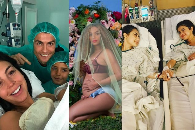 Beyoncé incinta, Selena Gomez in ospedale: le foto di con più like del 2017