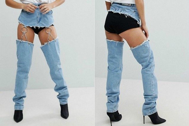 Il jeans più discusso del web: lascia intimo e lato b in bella mostra