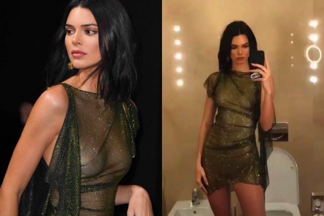 Kendall Jenner è nuda, la sorellina di Kim mostra il seno a Cannes