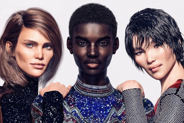 Addio modelle in carne e ossa: Balmain lancia la prima campagna con le top virtuali