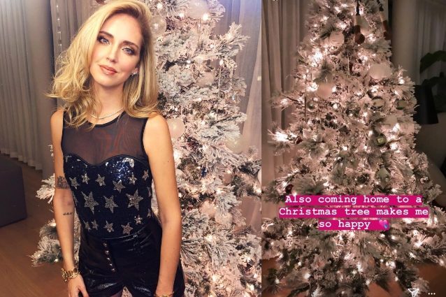 L’albero di Natale di Chiara Ferragni e Fedez: a oltre un mese dalle feste è già pronto