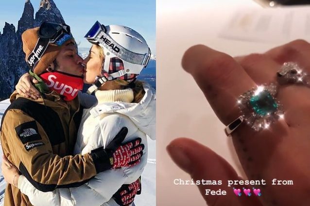 I regali di Natale dei Ferragnez, anelli milionari per Chiara e Fedez