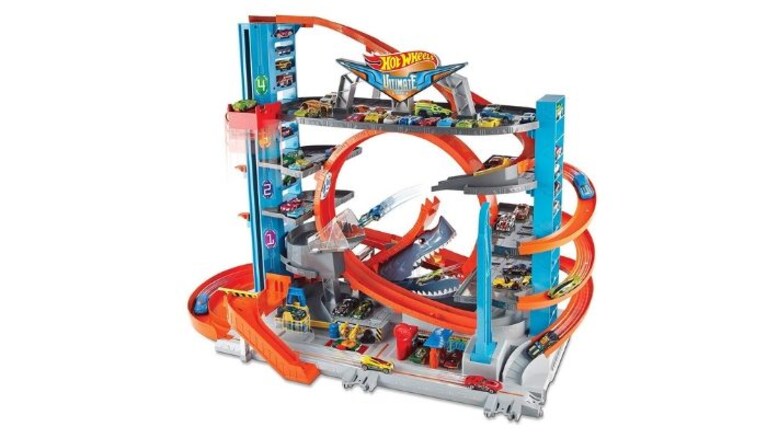 Hot Wheels Garage delle Acrobazie Playset con Pista Connettibile per Macchinine