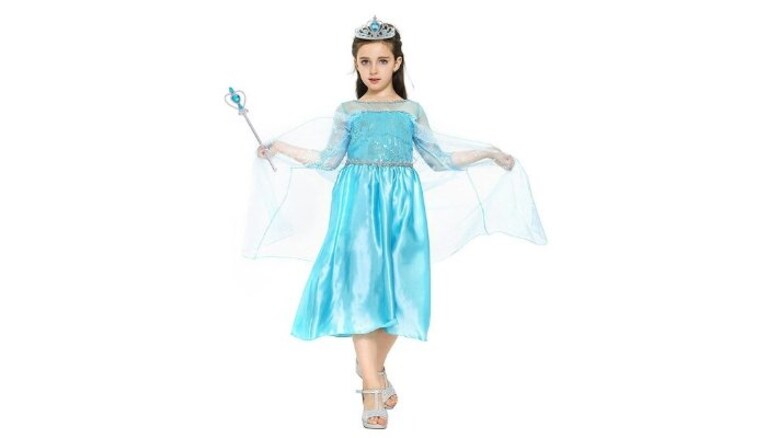 costume di carnevale Elsa di Frozen