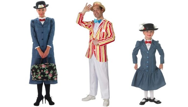 costume di carnevale Mary Poppins