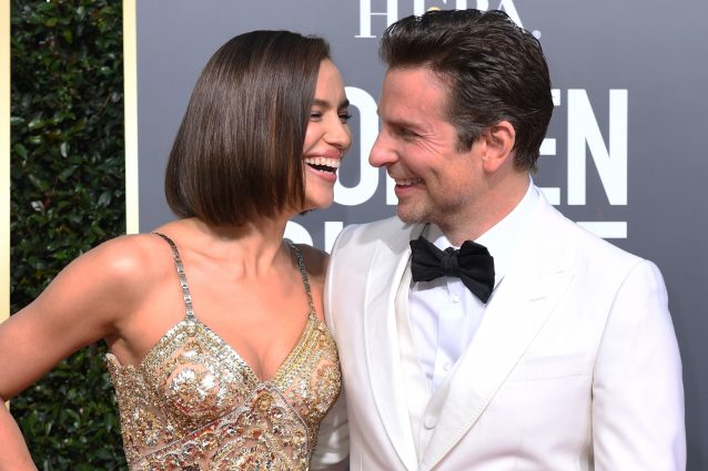 Irina Shayk ai Golden Globe 2019: sul red carpet con Bradley Cooper e con il nuovo taglio di capelli