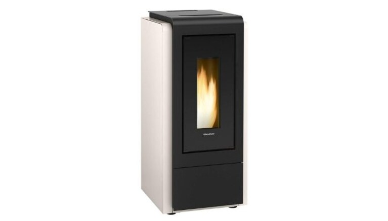 termostufa a pellet La Nordica Extraflame Megan Idro Steel