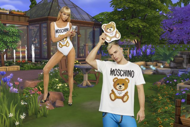 Dal videogioco alla vita reale: gli abiti “pixelati” di Moschino rendono omaggio a The Sims