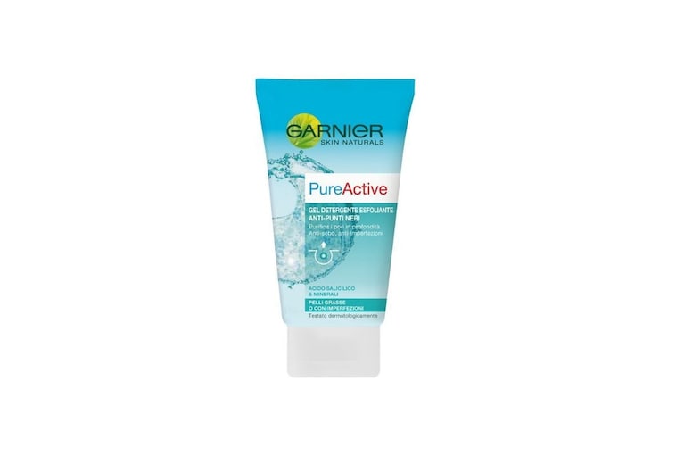 Garnier Pure Active gel detergente esfoliante anti-punti neri