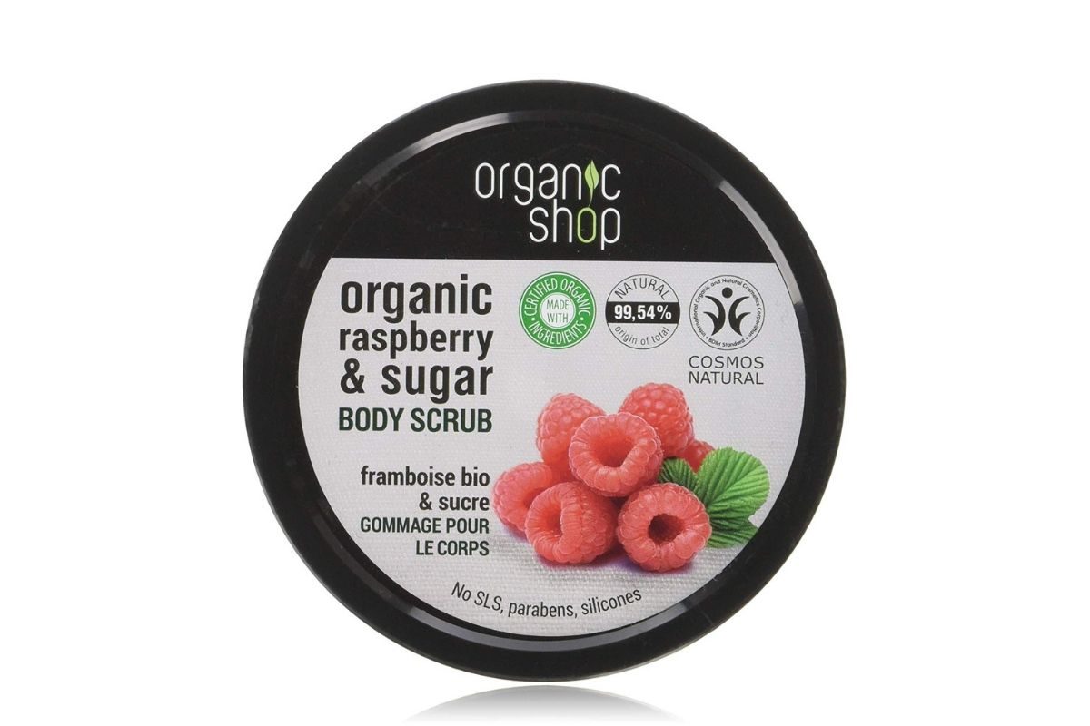 Organic Shop scrub corpo lampone bio e zucchero