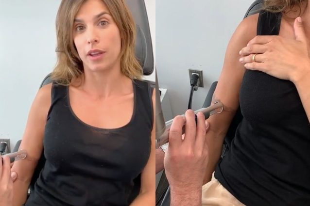 Elisabetta Canalis rimuove il tatuaggio: ecco il significato del disegno che aveva sul braccio