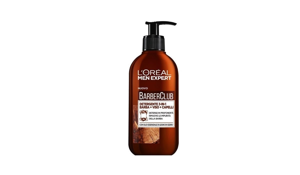 L'Oréal Paris Men Expert Barber Club Detergente 3-In-1
