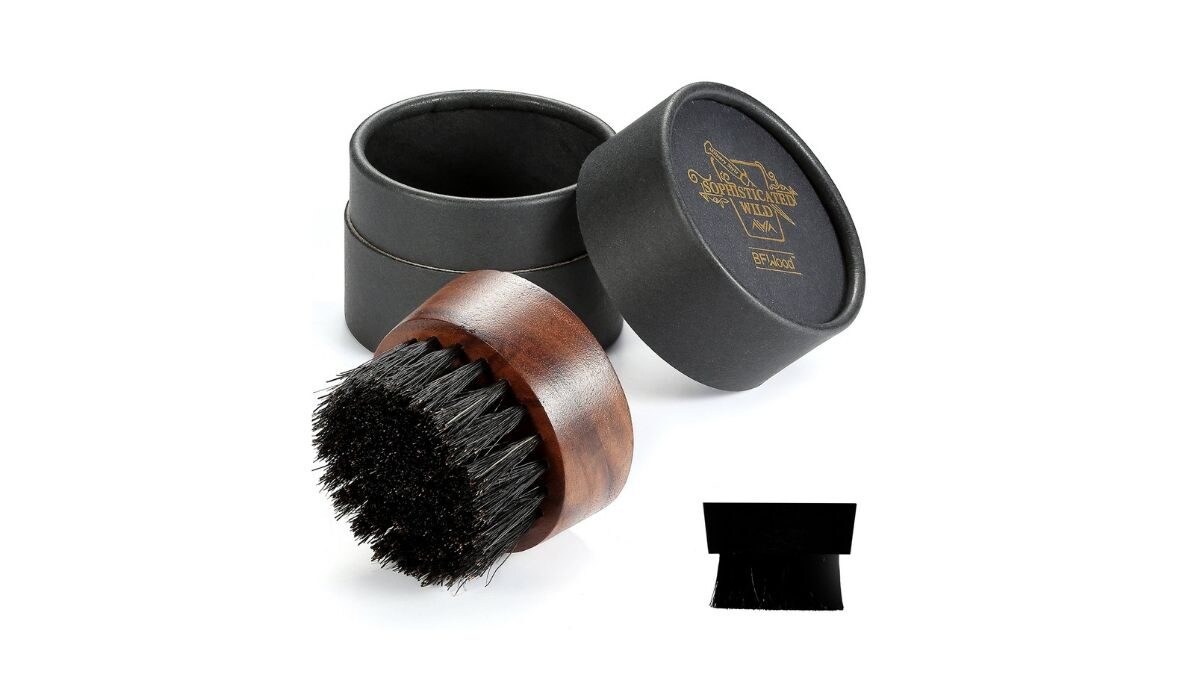 Spazzola da barba rotonda BFWood