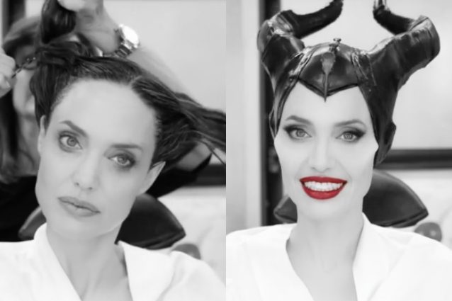 Angelina Jolie, da diva a Signora del male: la trasformazione con il make-up in Maleficent