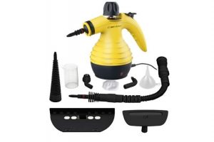 Pulitore A Vapore Portatile 1050 W – 3,2 Bar, 11 Accessori, Senza Chimici, Per Pavimenti E Mobili