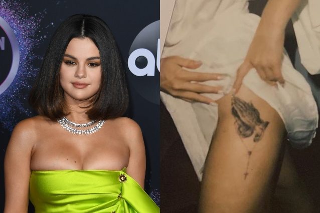 Selena Gomez cambia look agli American Music Awards: passa al caschetto e mostra il nuovo tatuaggio