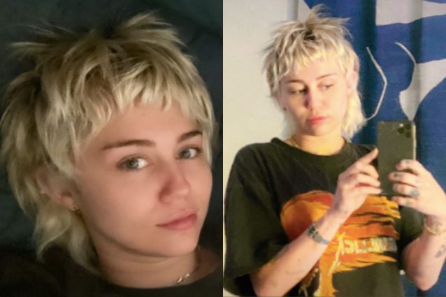 Miley Cyrus, drastico cambio look in quarantena: a tagliarle i capelli a casa è stata la mamma