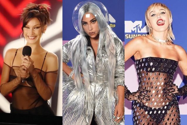 Mtv VMA’s 2020, i look delle star: Lady Gaga astronauta, Miley Cyrus e Bella Hadid mostrano l’intimo