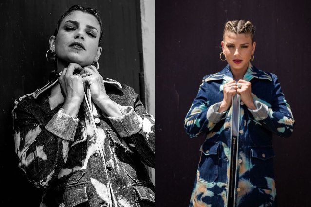 Emma Marrone a X-Factor 2020 col completo tye dye: per la seconda puntata sfoggia le trecce