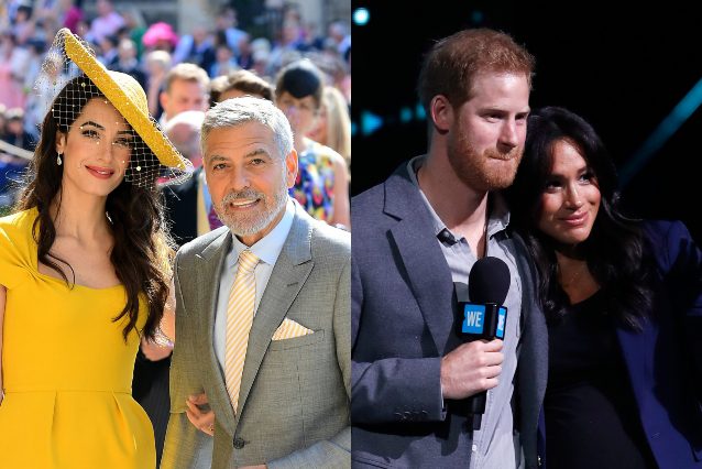 George e Amal Clooney non conoscevano Harry e Meghan al Royal Wedding: l'amicizia è nata post nozze