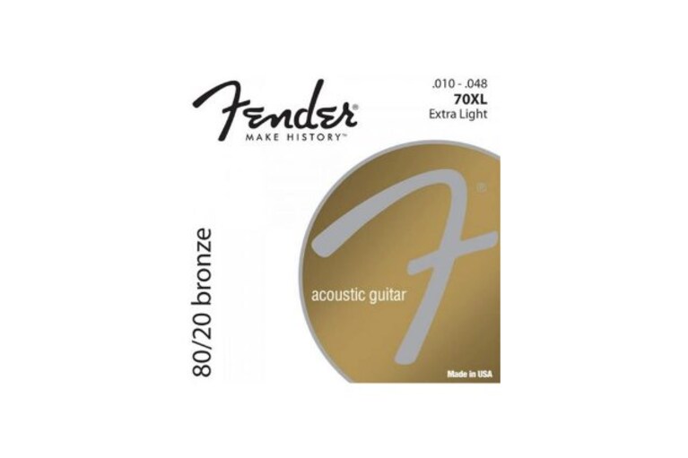 set corde per chitarra acustica Fender