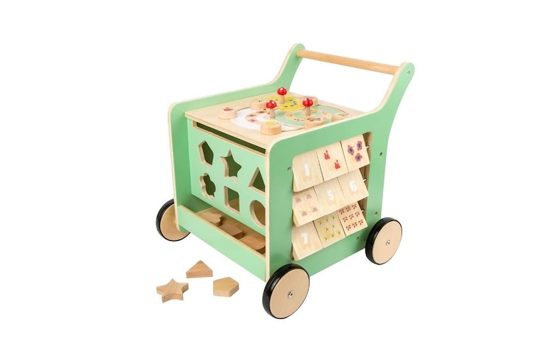 Carrello primi passi in legno