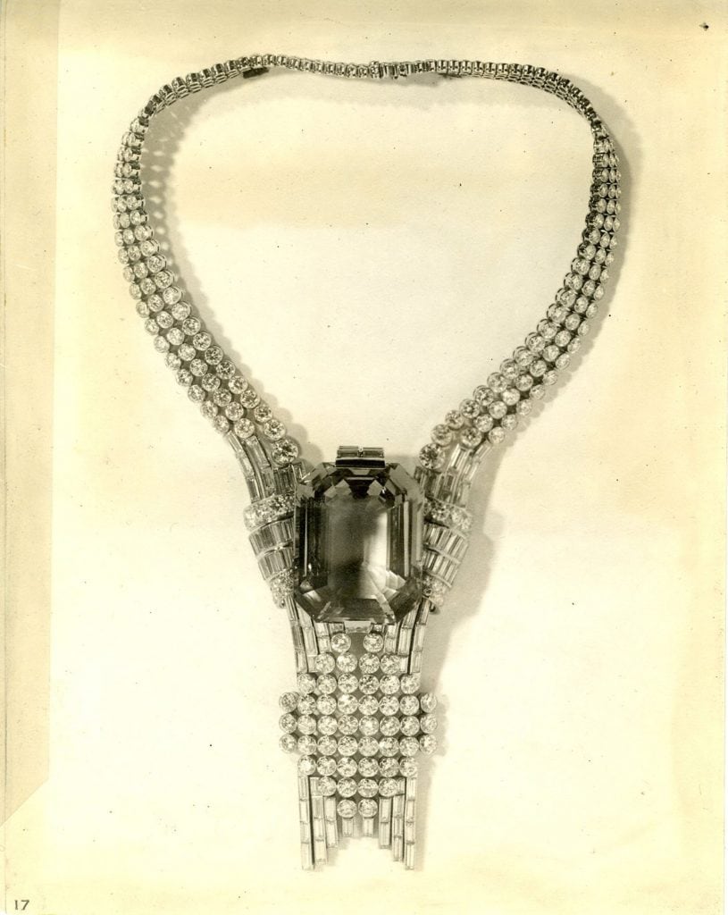La collana originale Tiffany con l’acquamarina