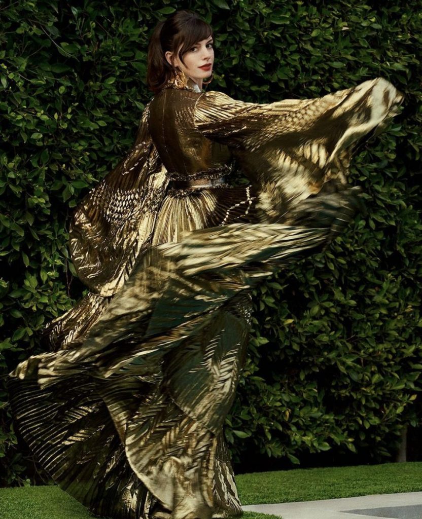 Anne Hathaway in Azzaro