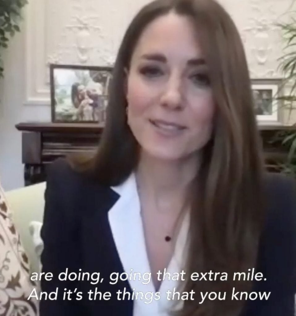Kate Middleton in videoconferenza