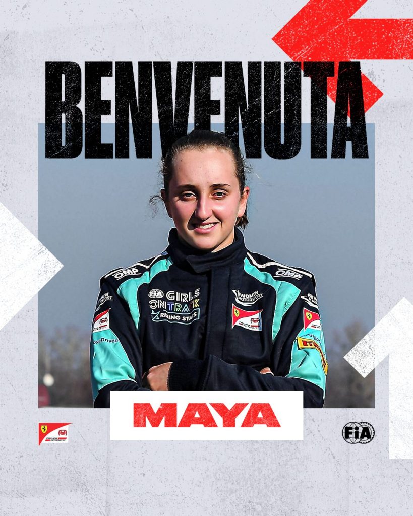 Maya Weug vince FIA Girls on Track ed entra nella Ferrari Driver Academy