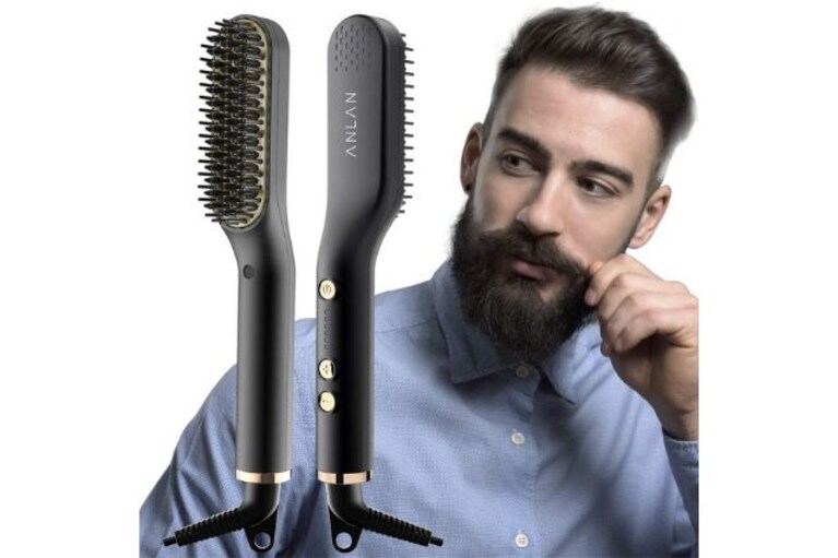 spazzola lisciante barba e capelli