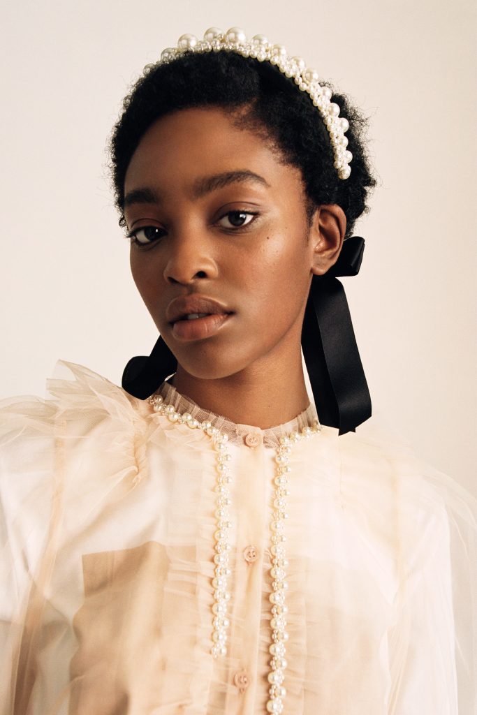 Cerchietto perle Simone Rocha x H&M