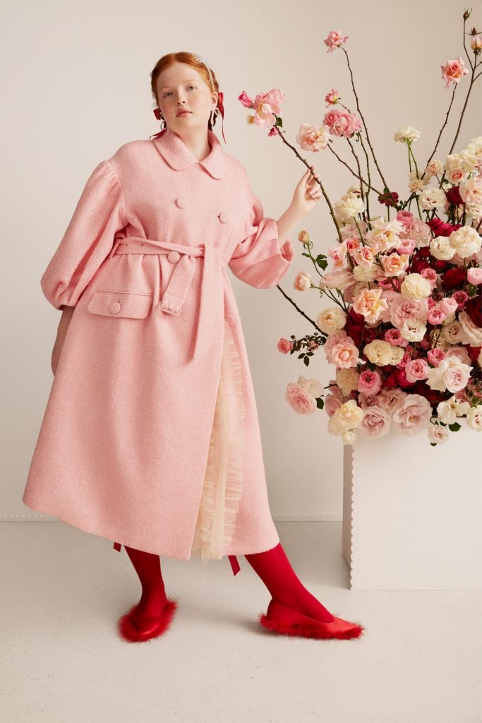 Ballerine con profilo fur Simone Rocha x H&M