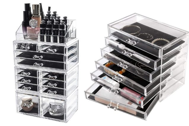 organizer trucco e gioielli