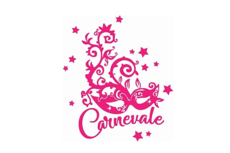 decorazioni adesive di carnevale per finestre