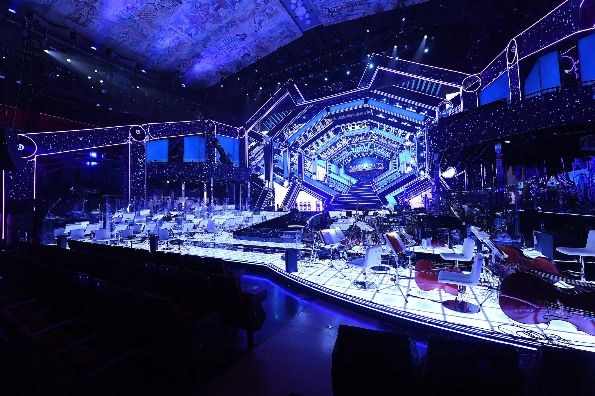 il palco dell’Ariston