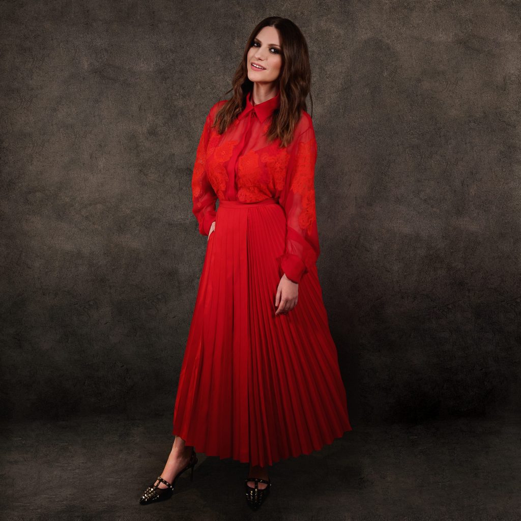 Laura Pausini in Valentino