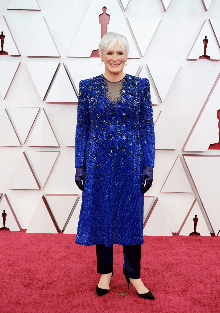 Glenn Close in Armani Privé