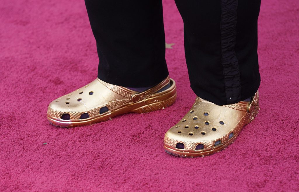 Un dettaglio delle scarpe di Questlove