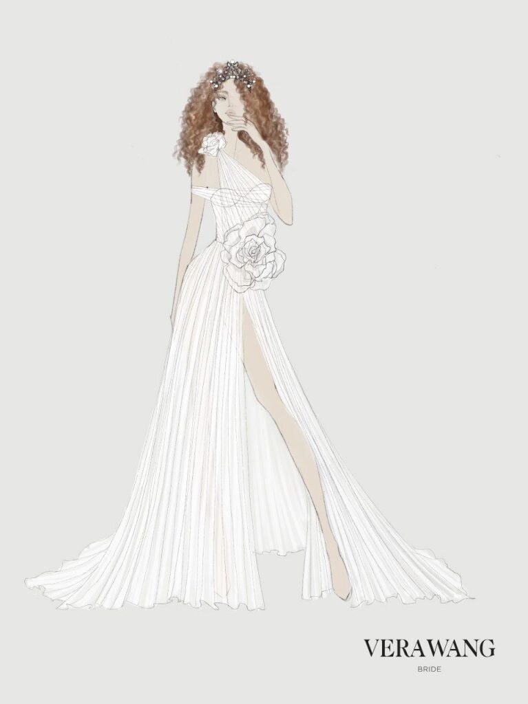 un bozzetto Vera Wang per Pronovias