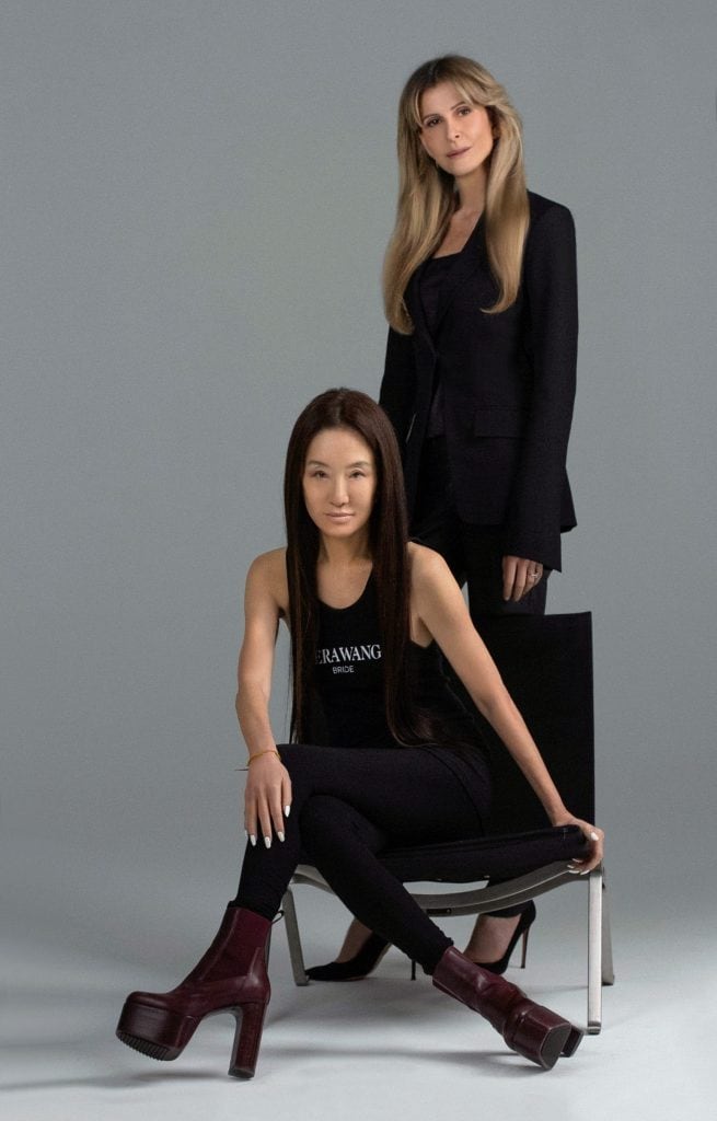 Amandine Ohayon (Ceo di Pronovias) e Vera Wang
