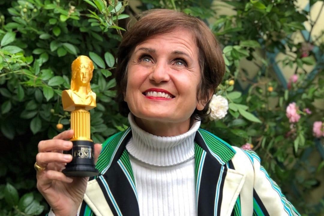 Marina Spadafora, vincitrice del Premio Domina di Sky