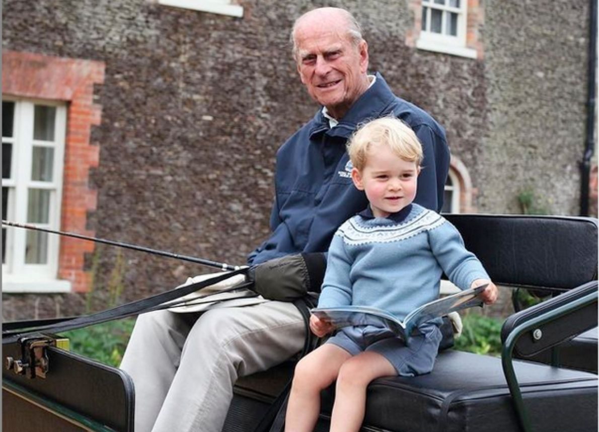 George, Charlotte e Louis: i principini sentono la mancanza del bisnonno Filippo