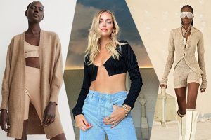 Tendenze moda autunno 2021: il cardigan diventa sexy, si indossa senza nulla sotto come Chiara Ferragni